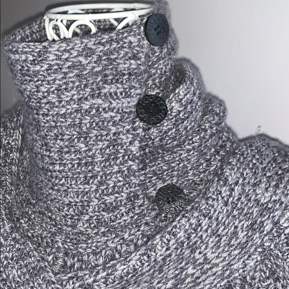 Ugg Gray Knit Cape - image 3